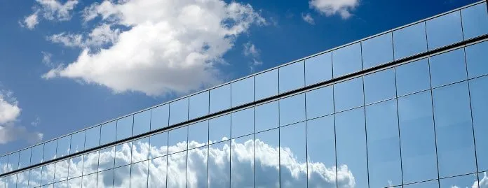 Glass Building Windows Clouds